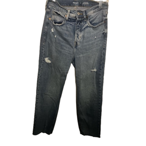 EUC Old Navy Extra High Rise Sky-Hi Straight Jean Size 8